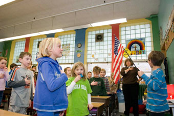 Pilgrim Lutheran Pledge Allegiance to the Flag